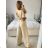 Women's elegant party long sleeve dress (S/M ONE SIZE) ITALIAN FASHION IM322282