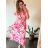Women's Summer Sleeveless Long Dress (S/M ONE SIZE) ICECOOL AINUOSI FRENCH FASHION FMPZM23024-6 -   pink -   XL/2XL