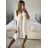 Women's Summer Cotton Short Sleeve Dress (S/M ONE SIZE) ITALIAN FASHION IM722253 S/M white