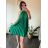 Women's Long Sleeve Hoodie Dress (S / M ONE SIZE) ITALIAN FASHION IMWA216095