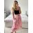 Women's Medium Length Skirt (S/M ONE SIZE) ITALIAN FASHION IMM23HG3154 -   turquoise -   S / M