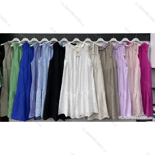 Women's Long Sleeve Hoodie Dress (S / M ONE SIZE) ITALIAN FASHION IMWA216095