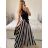 Women's Long Summer Sleeveless Dress (S/M ONE SIZE) ITALIAN FASHION IMM23M3667