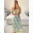 Women's Summer Short Sleeve Carmen Fringe Dress (M/L, XL/2XL ONE SIZE) ITALIAN FASHION IMB23B231 M / L pink