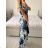 Women's summer short sleeve dress (44/46/48 ONE SIZE) ITALIAN FASHION IM424287