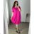 Shirt extended 3/4 long sleeve women's (L/XL/2XL ONE SIZE) ITALIAN FASHION IM423025
