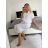Women's Long Chiffon Short Sleeve Dress (S/M ONE SIZE) ITALIAN FASHION IMWGM23456