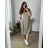 Women's Long Chiffon Short Sleeve Dress (S/M ONE SIZE) ITALIAN FASHION IMWGS231048