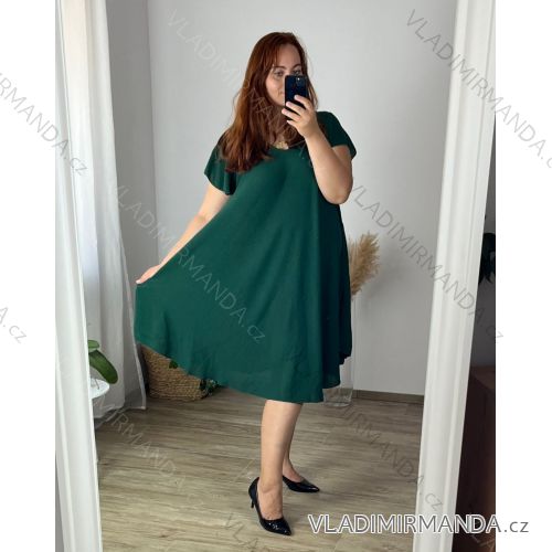 Shirt extended 3/4 long sleeve women's (L/XL/2XL ONE SIZE) ITALIAN FASHION IM423025