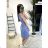 Women's Long Chiffon Short Sleeve Dress (S/M ONE SIZE) ITALIAN FASHION IMWGS231048