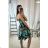 Women's Long Chiffon Short Sleeve Dress (S/M ONE SIZE) ITALIAN FASHION IMWGS231048