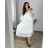 Women's Plus Size Lace Summer Short Sleeve Dress (XL/2XL/3XL ONE SIZE) ITALIAN FASHION IMB23HIPP