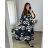 Women's Long Chiffon Short Sleeve Dress (S/M ONE SIZE) ITALIAN FASHION IMWGS231048