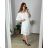 Women's short sleeve tunic (uni xL / 2XL) TURKISH FASHION TM9200691 -   white -   56-58