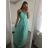 Women's long summer sleeveless dress (UNI SM) ITALIAN MODE IMD20200IM4 white S / M