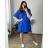 Oversize Dress with Pendant Short Sleeve Women's Oversized Cotton Summer (54/56/58 ONE SIZE) ITALIAN FASHION IM424381