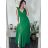 Women's Long Chiffon Short Sleeve Dress (S/M ONE SIZE) ITALIAN FASHION IMWGS231048