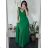 Women's Long Chiffon Short Sleeve Dress (S/M ONE SIZE) ITALIAN FASHION IMWGS231048
