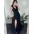 Women's Long Chiffon Short Sleeve Dress (S/M ONE SIZE) ITALIAN FASHION IMWGS231048