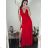 Women's Long Chiffon Short Sleeve Dress (S/M ONE SIZE) ITALIAN FASHION IMWGS231048 -   béžová smetanová -   S / M