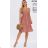 Women's Summer Boho Lace Strapless Dress (S/M ONE SIZE) ITALIAN FASHION IMPEM23IND7712