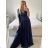 Women's Long Elegant Party Sleeveless Dress (S/M ONE SIZE) ITALIAN FASHION IMPBB2480872bl -   růžová starorůžová -   S / M