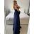 Women's Long Elegant Party Sleeveless Dress (S/M ONE SIZE) ITALIAN FASHION IMPBB2480872bl -   růžová starorůžová -   S / M