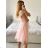 Women's short tulle lace party dress (S/M/L ONE SIZE) ITALIAN FASHION IMHMS23173