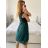 Women's short tulle lace party dress (S/M/L ONE SIZE) ITALIAN FASHION IMHMS23173 -   Light blue -   M / L