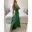 Women's Long Chiffon Short Sleeve Dress (S/M ONE SIZE) ITALIAN FASHION IMWGS231048