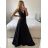 Women's Long Chiffon Short Sleeve Dress (S/M ONE SIZE) ITALIAN FASHION IMWGS231048