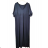 Women's Long Maxi Summer Casual Short Sleeve Dress (52/54/56 ONE SIZE) ITALIAN FASHION IMD24213 -   modrá petrolejová -   56/58