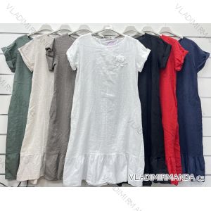 Women's T-Shirt Short Sleeve (S / M / L ONE SIZE) ITALIAN FASHION IMWC222158