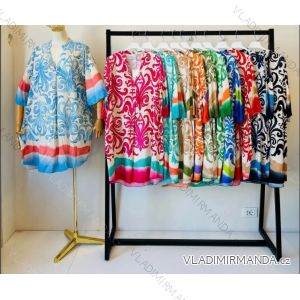 Women's Summer 3/4 Long Sleeve Dress (S/M ONE SIZE) INDIAN FASHION IMPEM23CA772