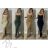 Satin Women's Long Summer Strapless Dress (S / M / L ONE SIZE) ITALIAN FASHION IMM22694