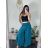 Women's Summer Long Harem Pants (42/44/46 ONE SIZE) ITALIAN FASHION IM424361 dark pink S / M