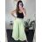 Women's Summer Long Harem Pants (42/44/46 ONE SIZE) ITALIAN FASHION IM424361 dark pink S / M