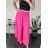 Women's Summer Long Harem Pants (42/44/46 ONE SIZE) ITALIAN FASHION IM424361 dark pink S / M
