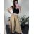 Women's Summer Long Harem Pants (42/44/46 ONE SIZE) ITALIAN FASHION IM424361 dark pink S / M