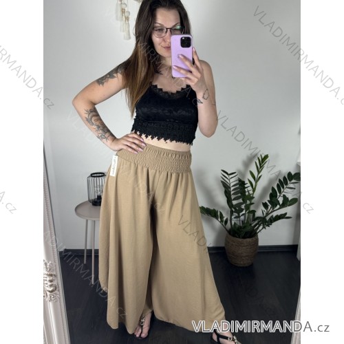 Women's Summer Long Harem Pants (S/M/L ONE SIZE) ITALIAN FASHION IMD24199/DR