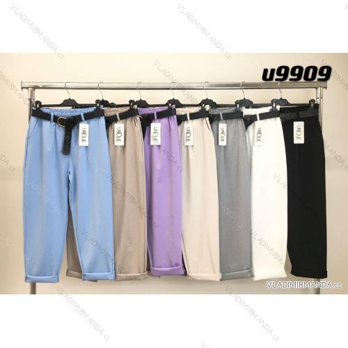Women's Elegant Belt Long Sleeve Dress (S/M ONE SIZE) ITALIAN FASHION IMM23UN6139