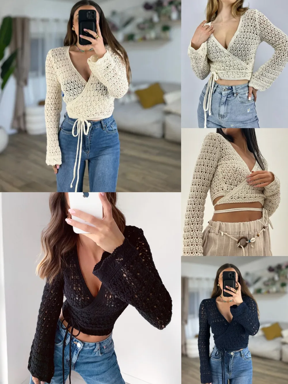Women's Sleeveless Crop Top (S/M ONE SIZE) ITALIAN FASHION IMPBB23Y225071