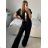 Skirt long summer women (uni sl) ITALIAN Fashion IMC18625 M / L black