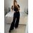 Skirt long summer women (uni sl) ITALIAN Fashion IMC18625 M / L black