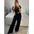 Skirt long summer women (uni sl) ITALIAN Fashion IMC18625 M / L black