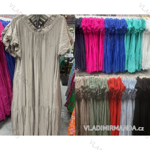 Women's Long Sleeve Shirt Dress (S/M ONE SIZE) ITALIAN FASHION IMWD232607