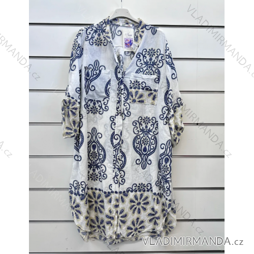 Women's Long Sleeve Shirt (S/M ONE SIZE) ITALIAN FASHION IMPSH232686