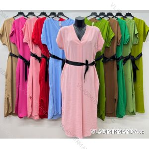 Shirt 3/4 sleeve ladies strip (4XL/5XL ONE SIZE) ITALSKÁ MÓDA IM422026