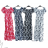 Women's Summer Short Sleeve Carmen Fringe Dress (M/L, XL/2XL ONE SIZE) ITALIAN FASHION IMB23B231 -   black -   M / L
