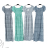 Women's Summer Short Sleeve Carmen Fringe Dress (M/L, XL/2XL ONE SIZE) ITALIAN FASHION IMB23B231 -   blue -   XL/2XL